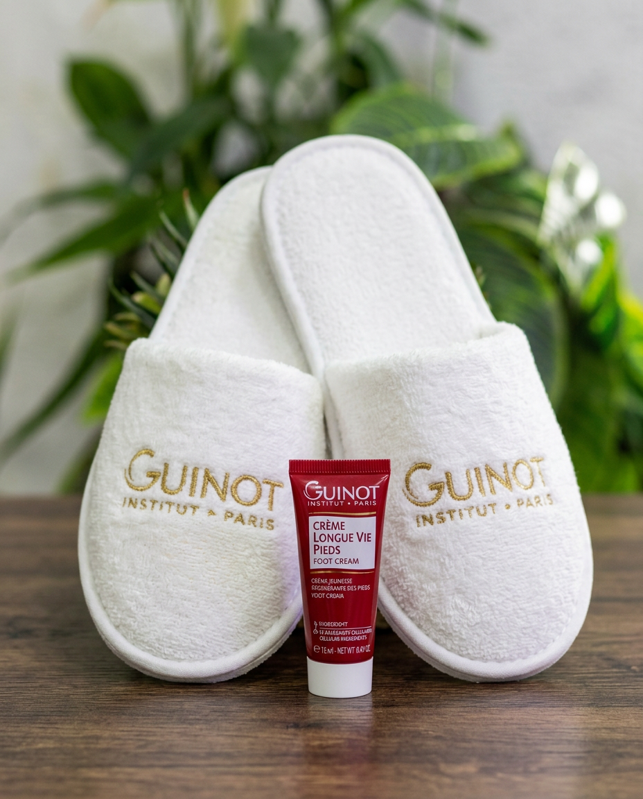 Guinot Coffret Crème Longue Vie Pieds + Pantuflas
